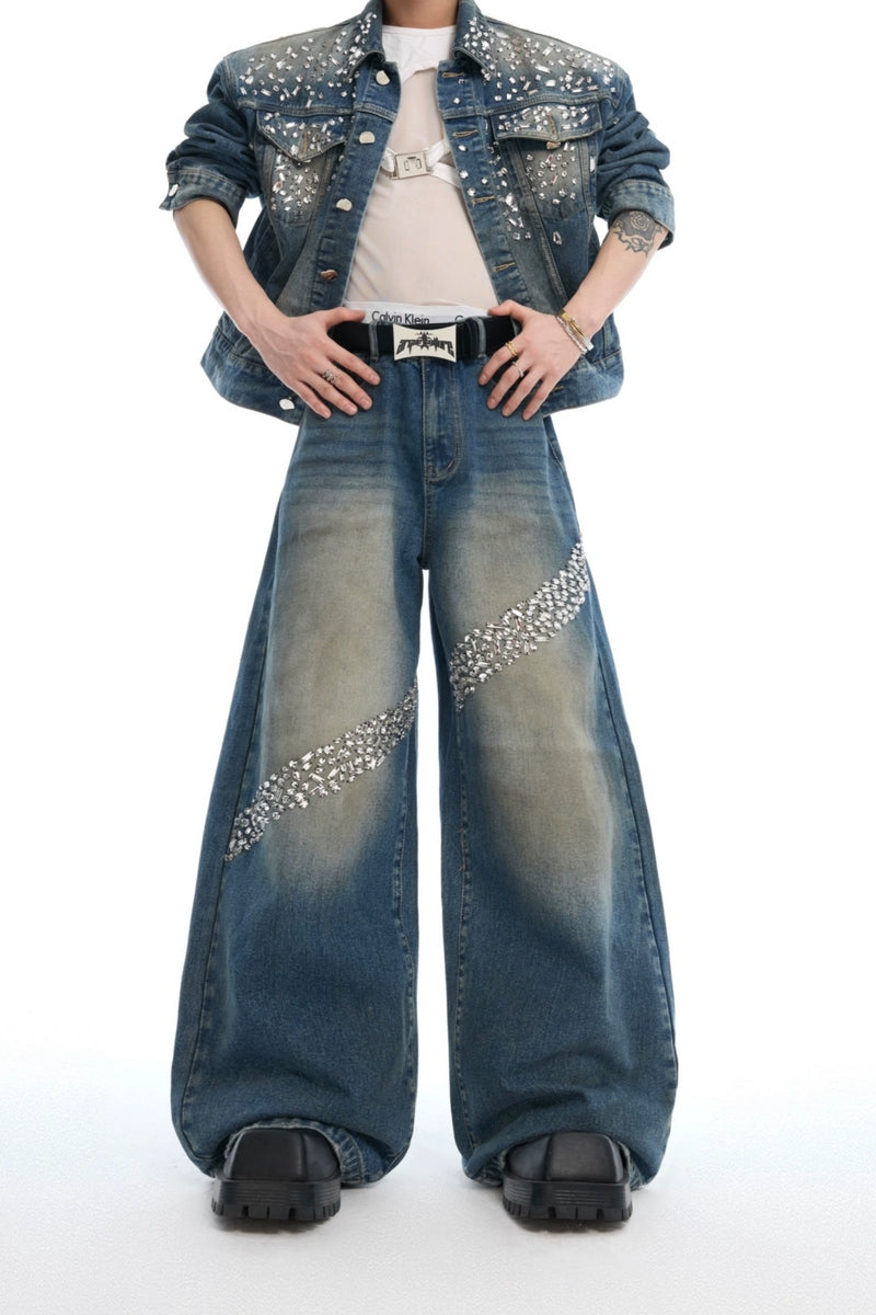 Strass-Jeans 