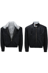 Reversible Fur Heavy Puffer Jacket