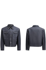 Kurze Jacke mit Nadeldetails