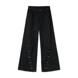 Patchline Carnival Wide-Leg Jeans