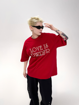 Love Is Dydup Pearl Lettering Tee