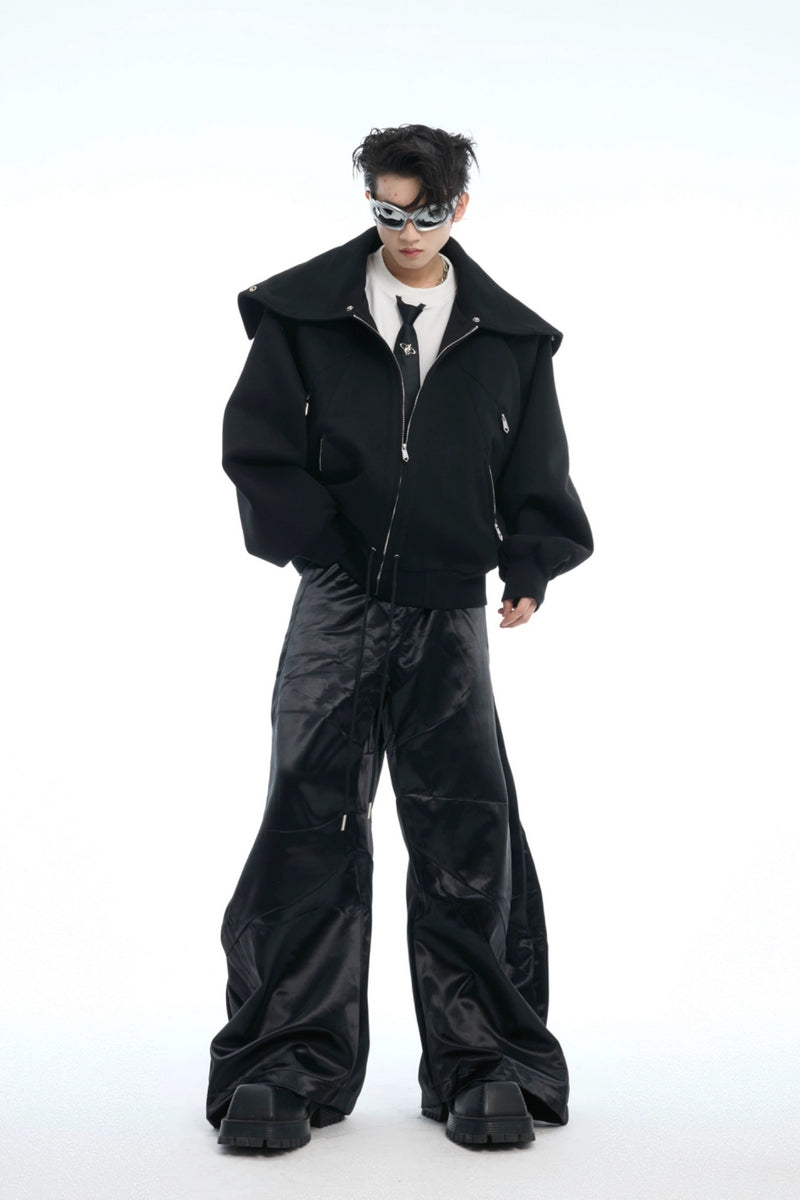 Convertible Cape-Style Zip Hoodie