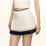 American Retro Knitted Short-sleeved Tee