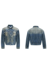 Rhinestone Denim Jacket