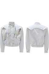 Bikerjacke aus Krokodilleder 