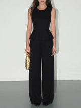 Executive Soft Peplum Blouse
