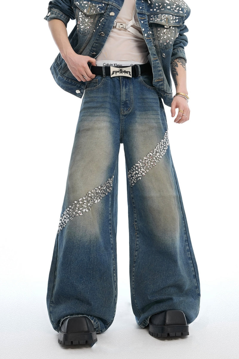 Strass-Jeans 