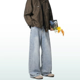 Harbor Fade Wide-Leg Jeans