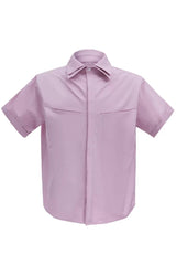 레이어드 칼라 해체 셔츠