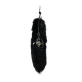 Golden Purr Luxe Faux‑Fur Charm Tote