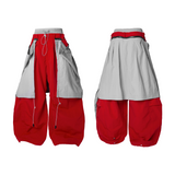 Detachable Layered Balloon Parachute Pants