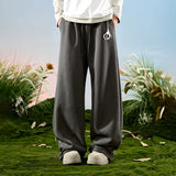American Drawstring Relaxed Wide-Leg Sweatpants