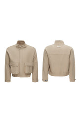 Dekonstruierte, kurze Utility-Jacke