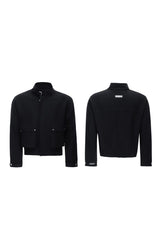 Dekonstruierte, kurze Utility-Jacke