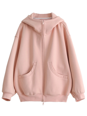 Master the urban aesthetic with this oversized high-neck zip-up hoodie, offering premium warmth and a relaxed fit for everyday wear.