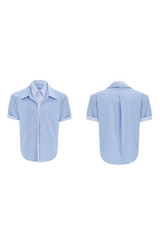 Striped Colorblock Layered Shirt