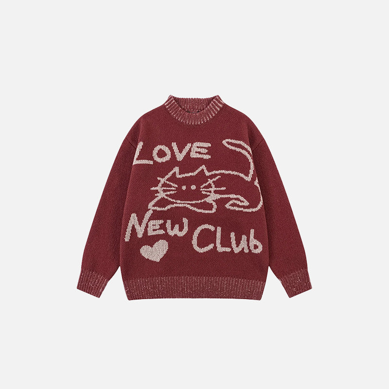 Pull confortable du club pour chats