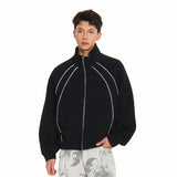 Y2K Retro American Stand Up Collar Sweatshirt