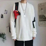 Solid Color Knitted Sweater