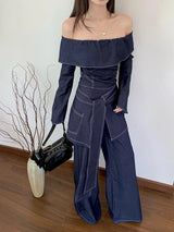 2 Piece Women’s Denim Outfit