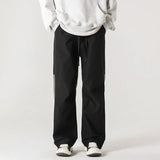 Streetwear Cool Contrast Color Drawstring Sports Pants