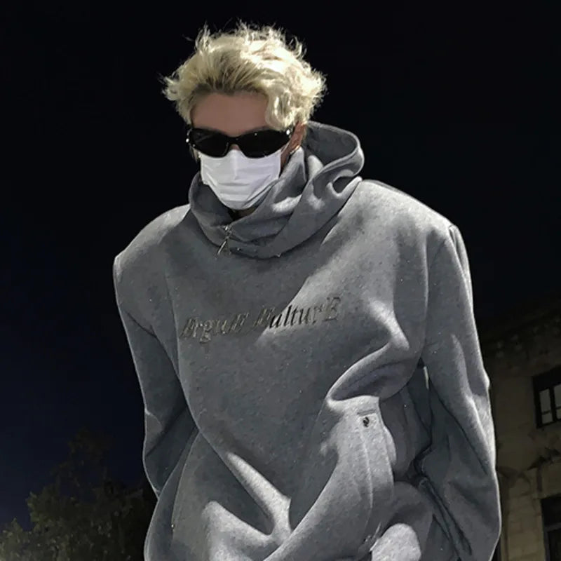 Organic Nature High Collar Hoodie