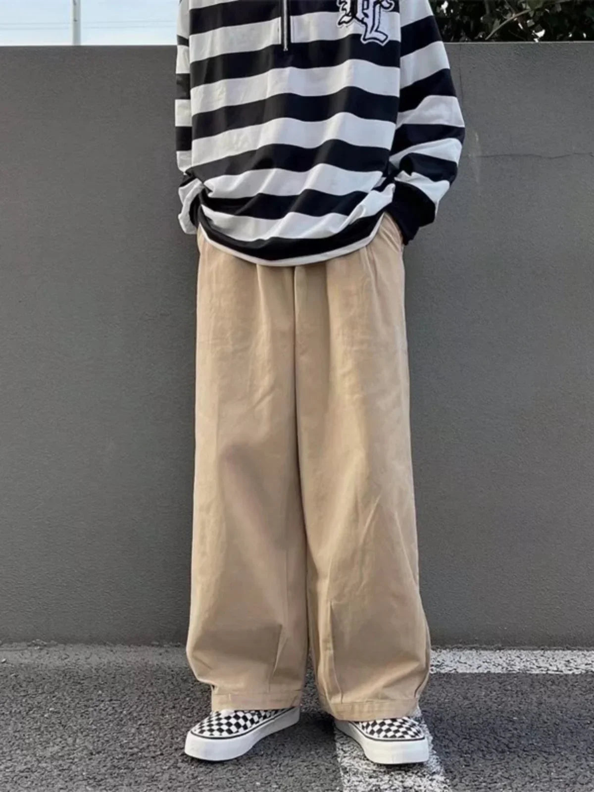 빈티지 일본 루즈 일자핏 팬츠