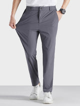 Loose Straight Mid-waist Pants
