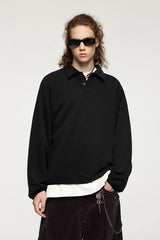 Oversized Cozy Velvet Sweatshirt