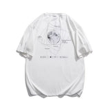 幾何学模様 テックウェア パンクスタイル Tシャツ