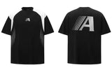 T-shirt de sport de course imprimé graphique rétro essentiel