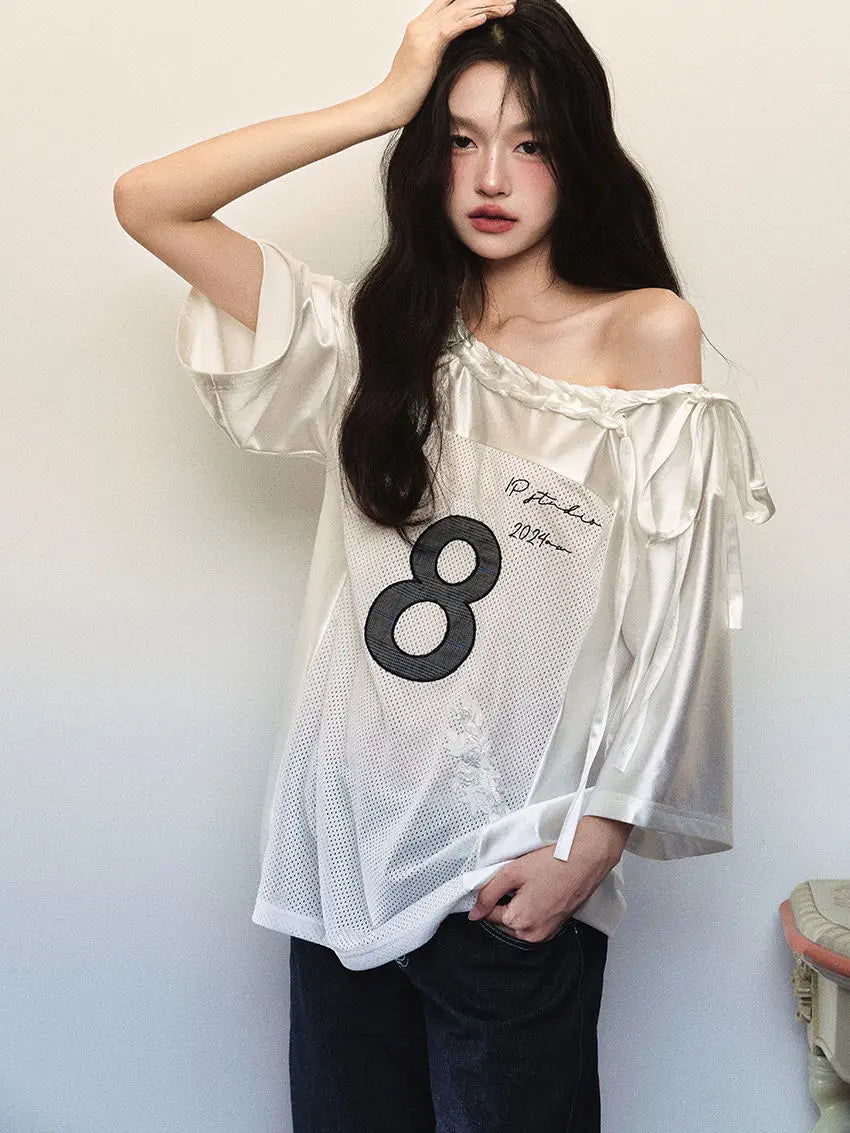 코케트 오프숄더 티셔츠