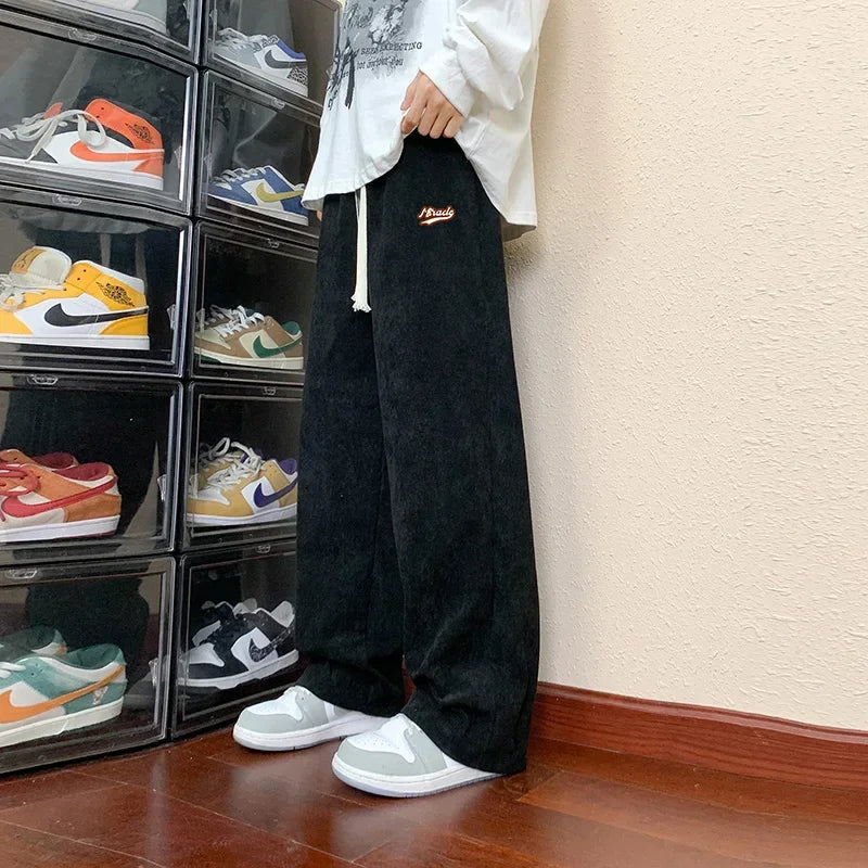 Streetwear Versatile High Street Corduroy Jogger