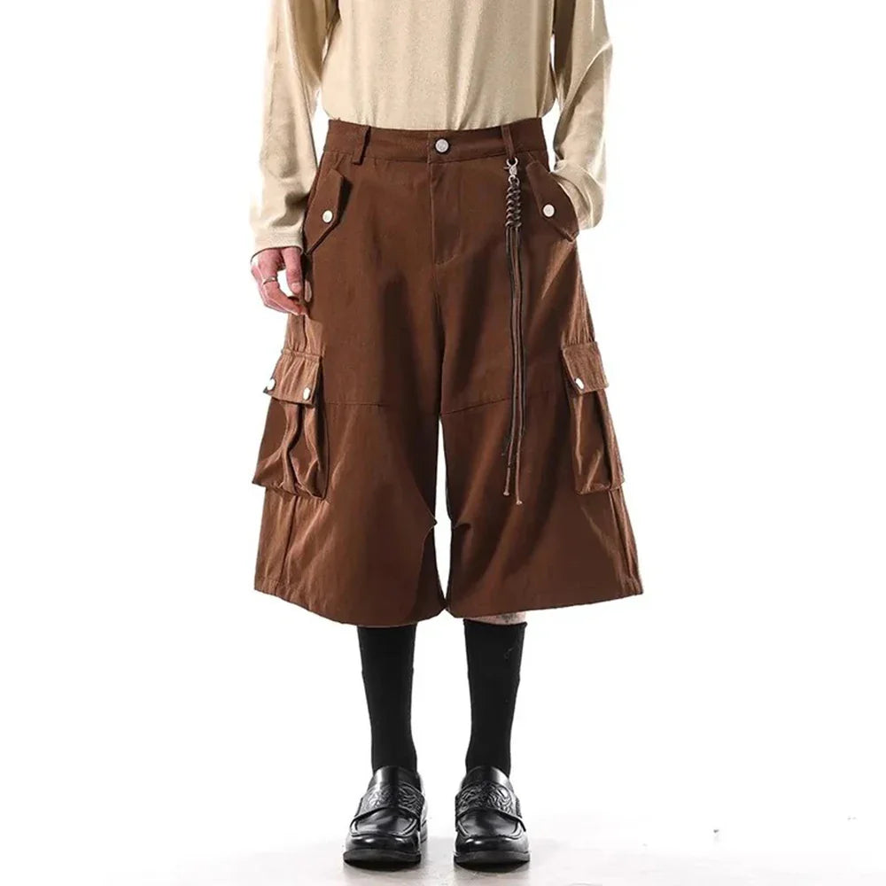Long-lasting Retro Personality Cargo Jorts