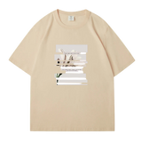 Floral Print Cotton T-Shirt