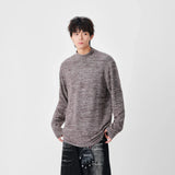 Lightweight Textured Knit Mock Neck Sweater