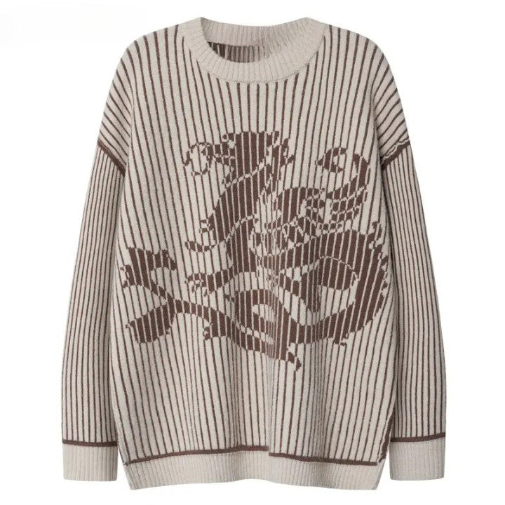 Y2k Grunge Dancing Dragon Sweatshirt