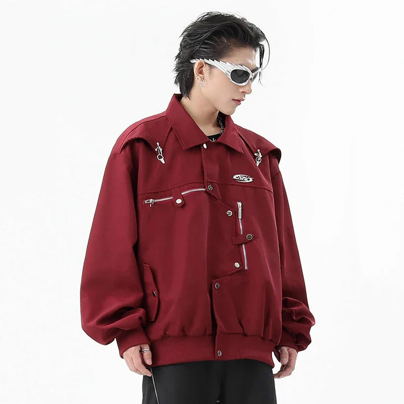 Oversized Utility Night Rider Jacket