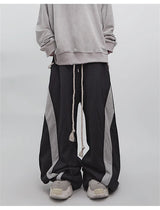 Coole Hip-Hop-Jogginghose mit Farbblockmuster