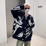 Y2k Knitted Embroidery Sweater