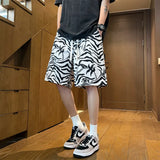 Men's Ice Silk Printed Shorts