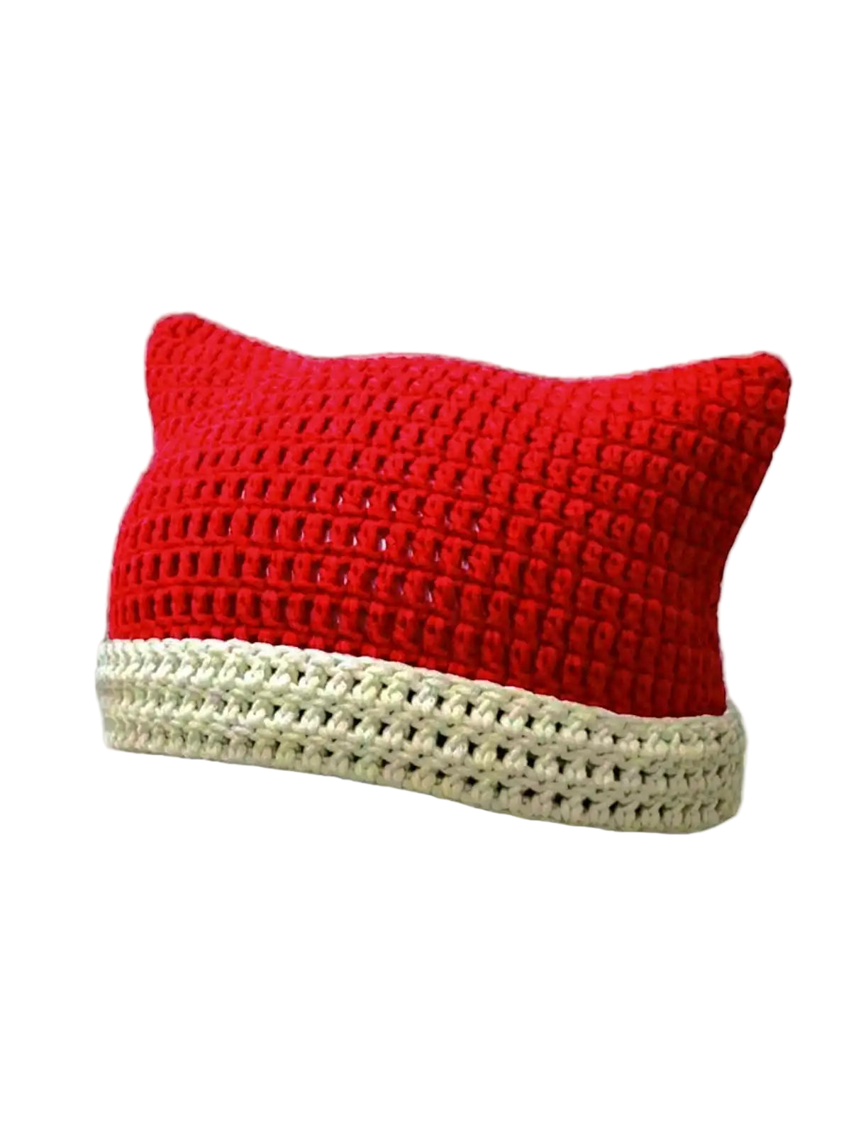 Cute Cat Ears Striped Beanie