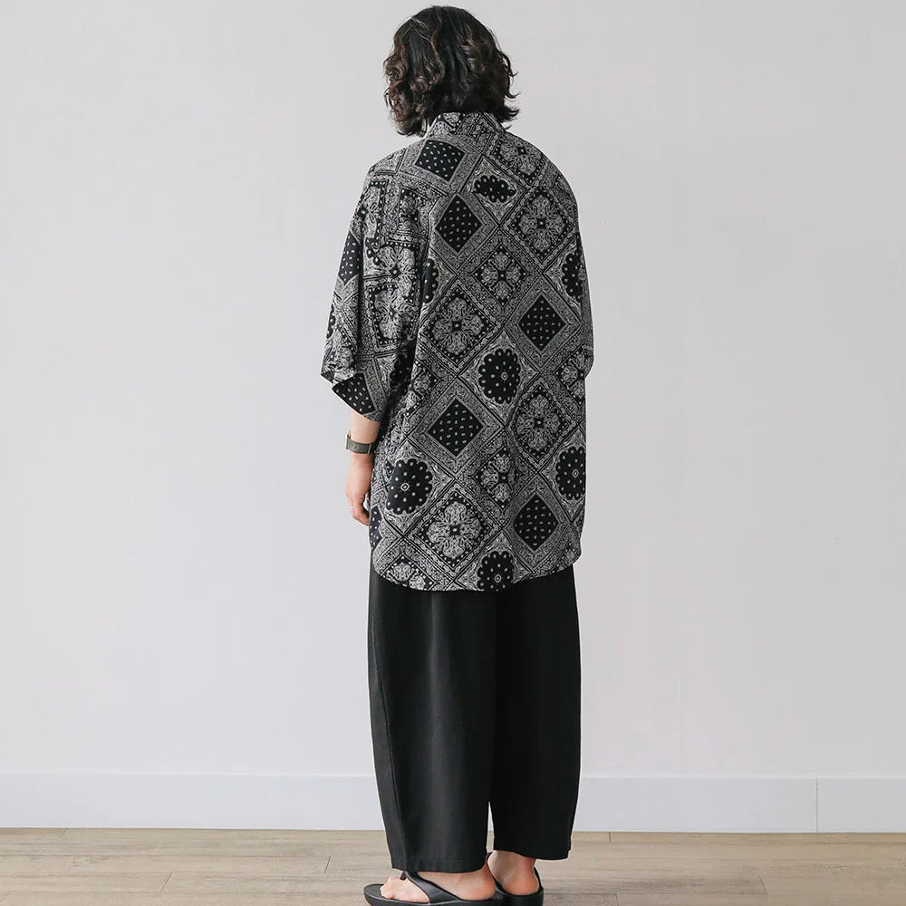 Hochwertiges japanisches Cityboy-Oversize-Hemd