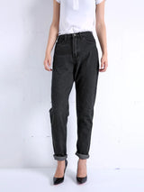Vintage High-Waist Denim Pants