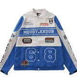 Autumn Streetwear Vintage Varsity Bomber Jacket