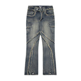 Vintage Easy Care Washed Slim Denim Baggy Jeans