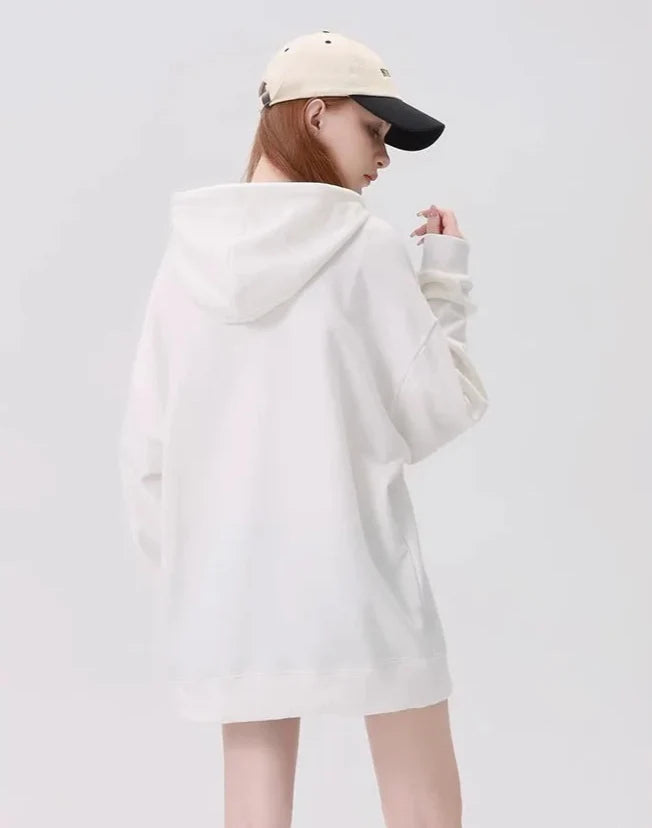 Relaxed Fit Kuromi Printed Loose Hoodie