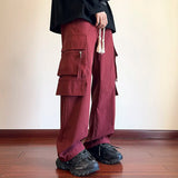 Retro Cargo Pocket Casual Loose Pants