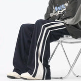 Winter Y2K Corduroy Wide Leg Sports Sweatpants