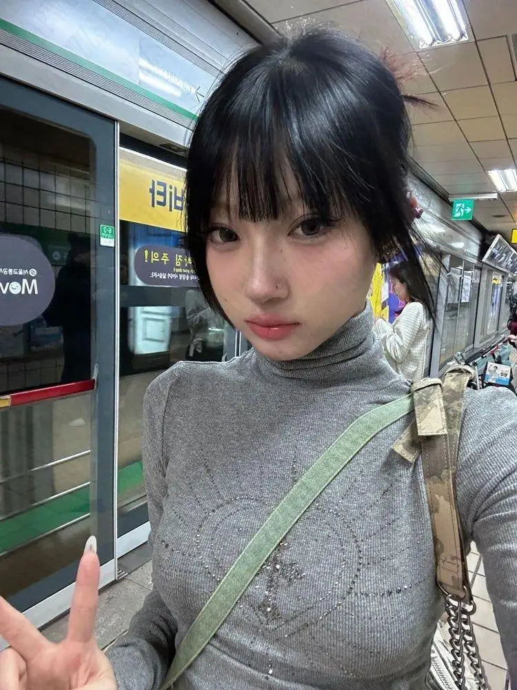 Y2K 모던 메이븐 탑